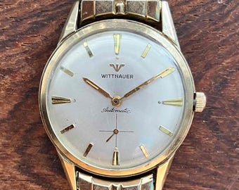 montre-bracelet mécanique automatique vintage WITTNAUER pour homme