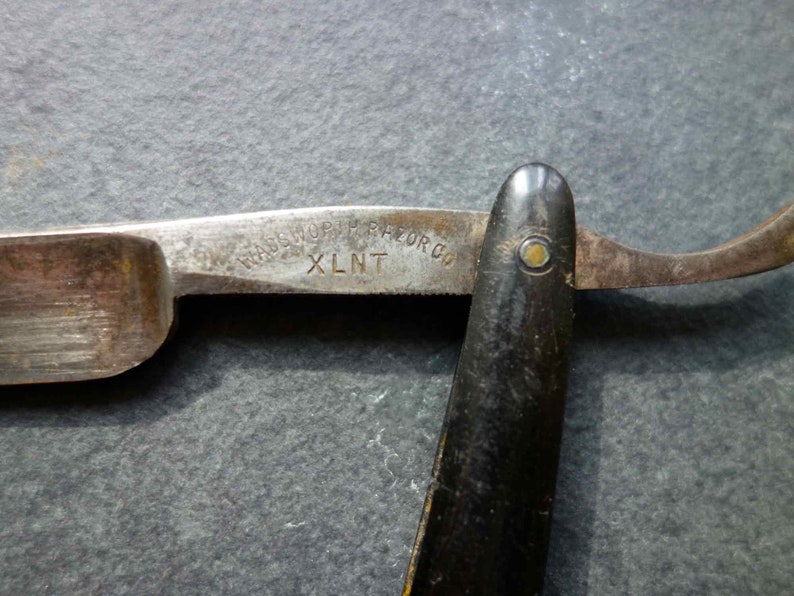 Vintage Straight Razor Made in Germany by Wadsworth Razor Co Etsy