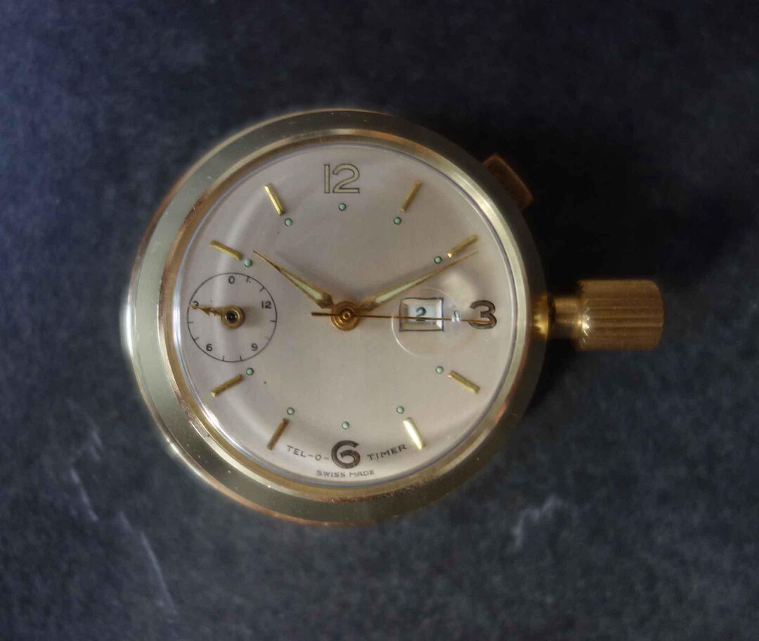 Vintage TEL-O-TIMER Swiss Made Mechanical Tabletop Timer Stop Watch - Etsy