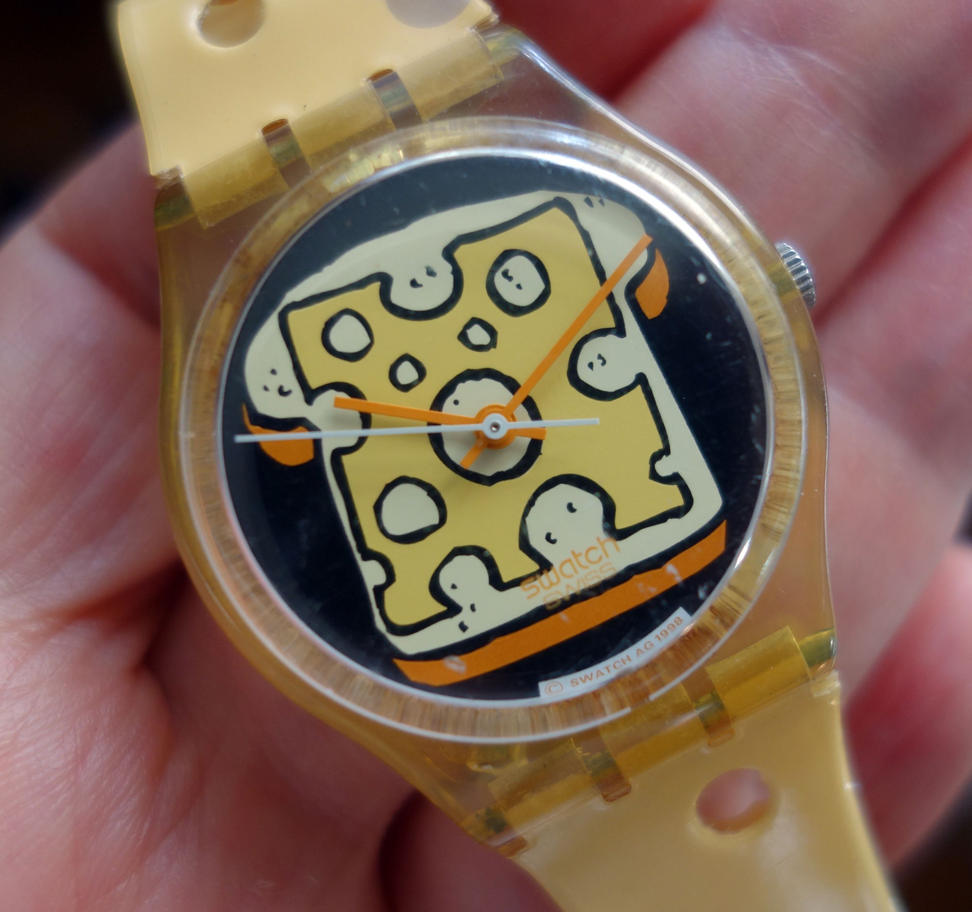 Swiss cheese watch clearance