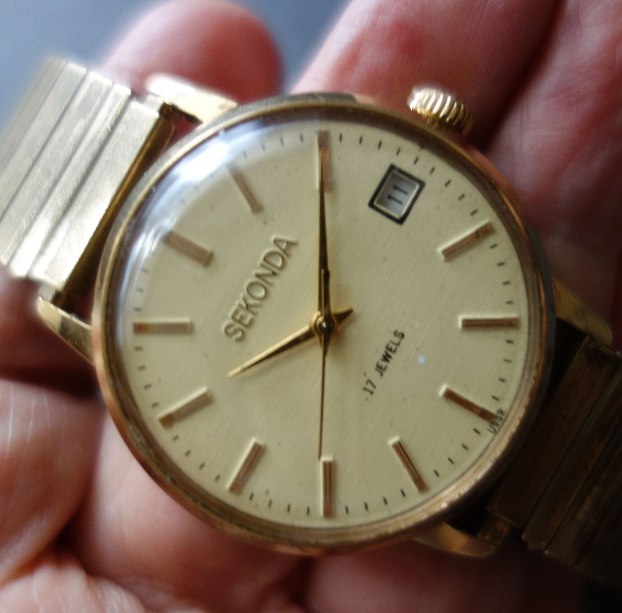 Vintage SEKONDA 17 Jewels Mens Mechanical Wristwatch NOT WORKING Etsy UK