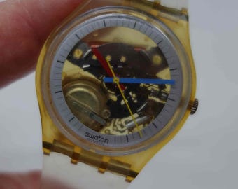Montre squelette SWATCH vintage Swatch unisexe
