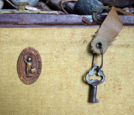 Vintage Knickerbocker Case Company Leather Fishing Tackle Vintage Knickerbocker Case Company Leather Fishing Tackle