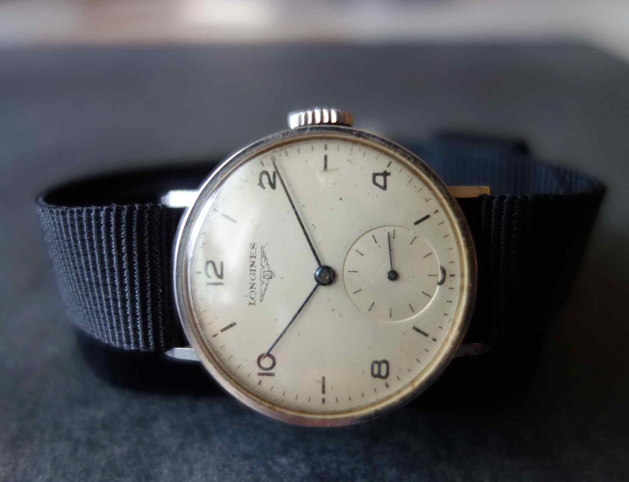 Vintage SERVICED LONGINES Calatrava Mens Mechanical Wristwatch Etsy