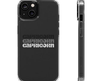 Capricorn Clear Phone Case