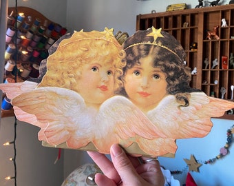 Set of 2 Vintage Angels Giftbags