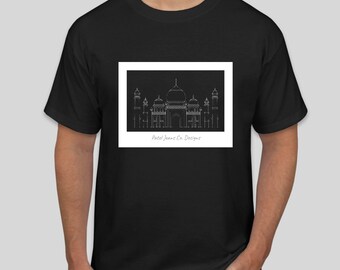 Black Taj Mahal Tee