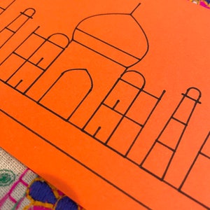 Taj Mahal Blank Card image 3