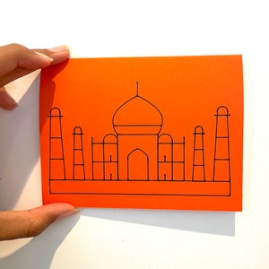 Taj Mahal Blank Card image 2