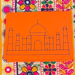 Taj Mahal Blank Card image 1