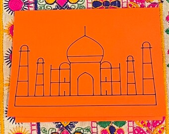 Taj Mahal Blank Card
