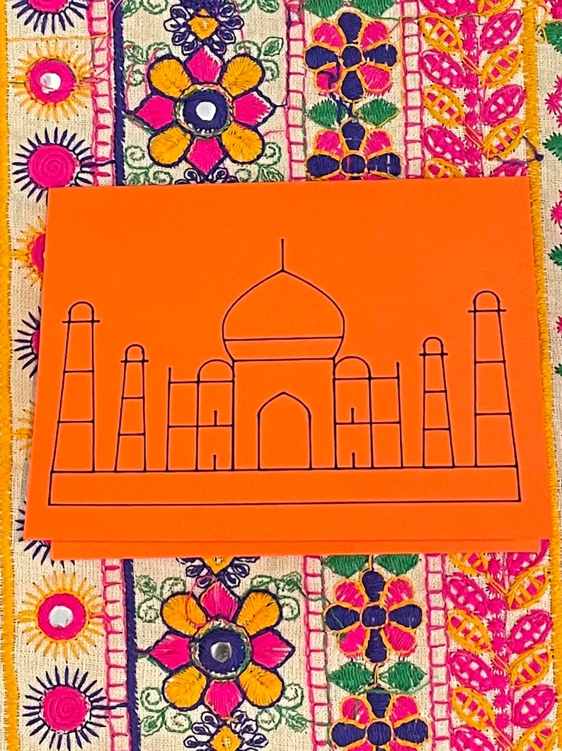 Taj Mahal Blank Card image 1