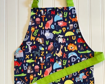 Children’s Montessori Apron, Kids apron, Boys Apron, Birthday gift for boy, Toddler Apron