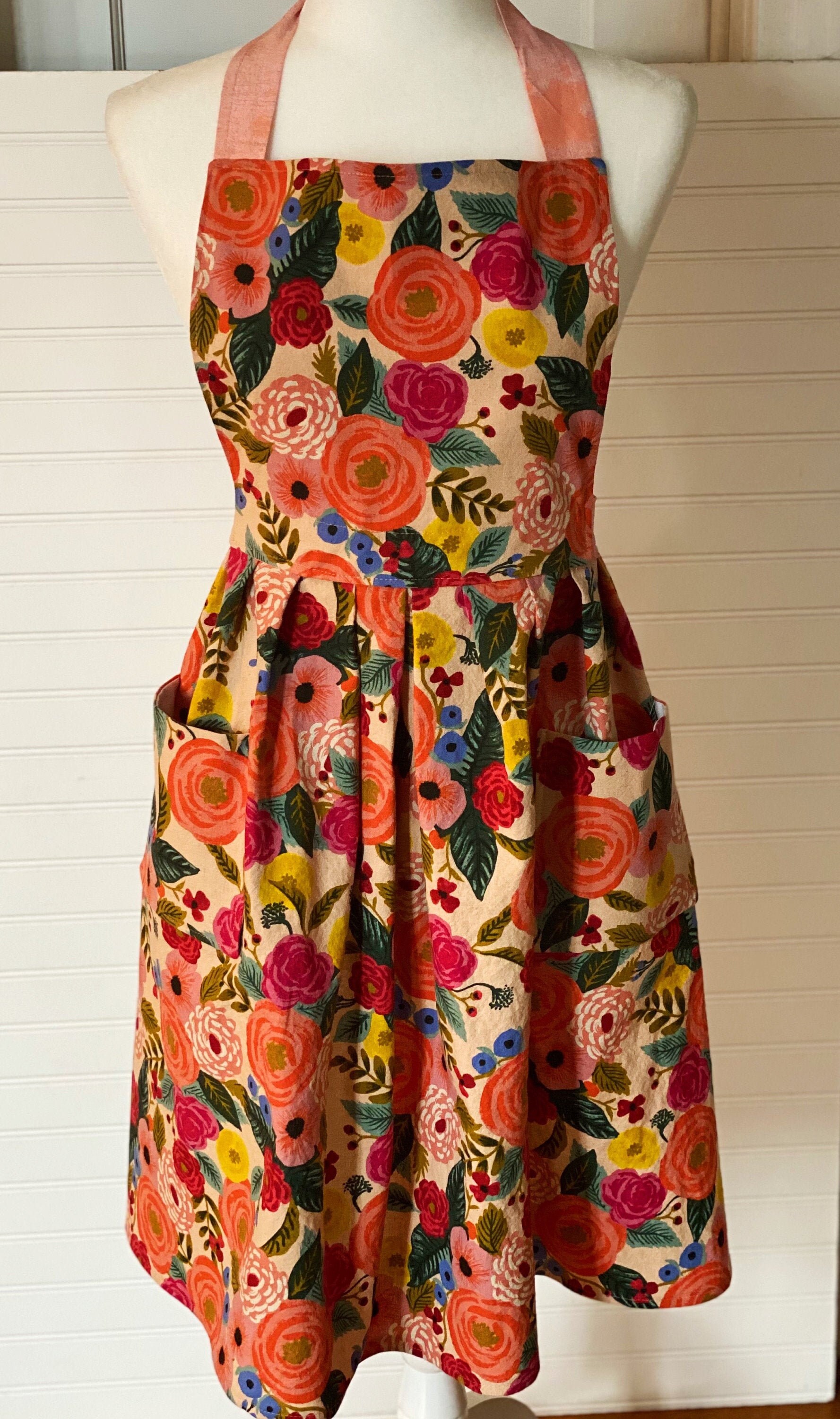 Womens Rifle Paper Co Apron Rifle Paper Co Apron Floral Etsy