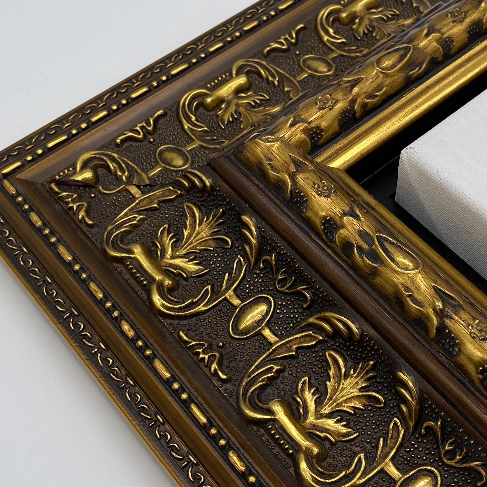 Gold Victorian Frame Large Custom Float Frames for Canvas Etsy