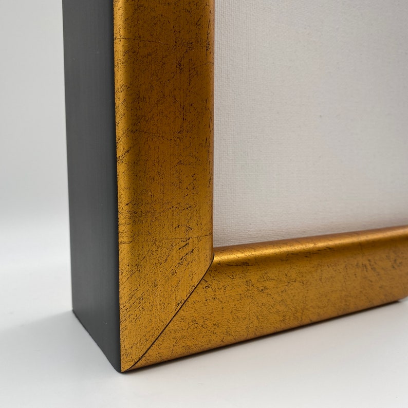 Wood Frame for TV Television Frame Gold Frame for TV Deep Gold Etsy