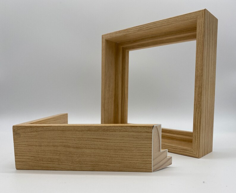 Wood Floater Frame for 3/4 inch Canvas Maple Frames for Art Etsy