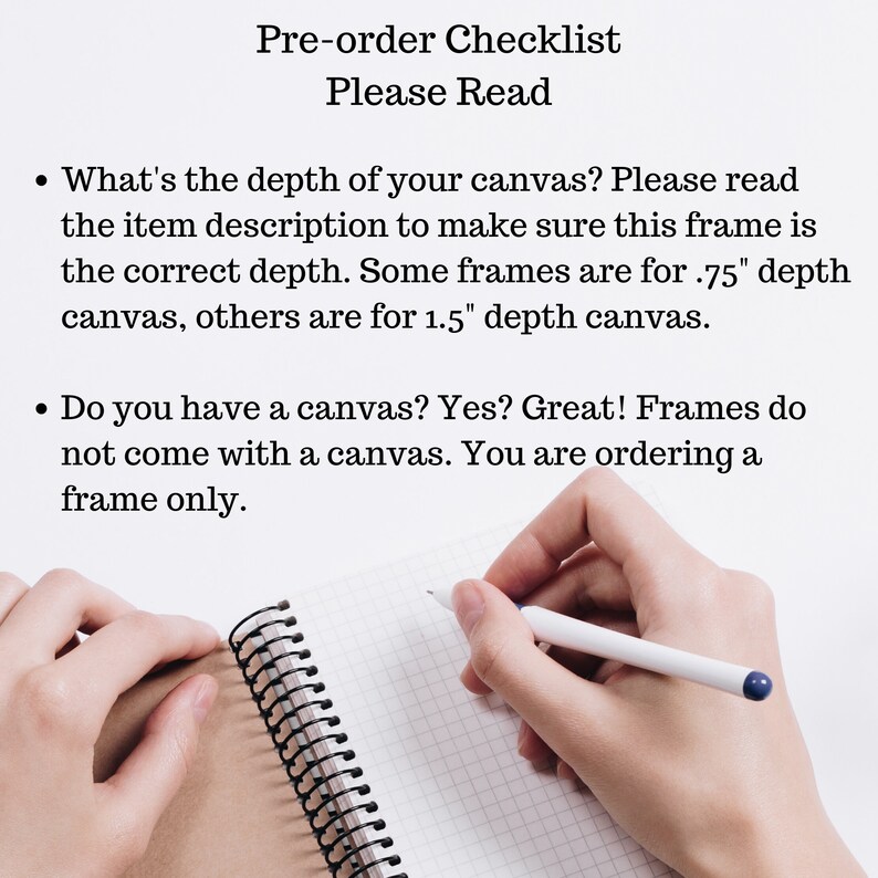 Floating Frame White Custom Frame For Canvas Painting Custom Etsy