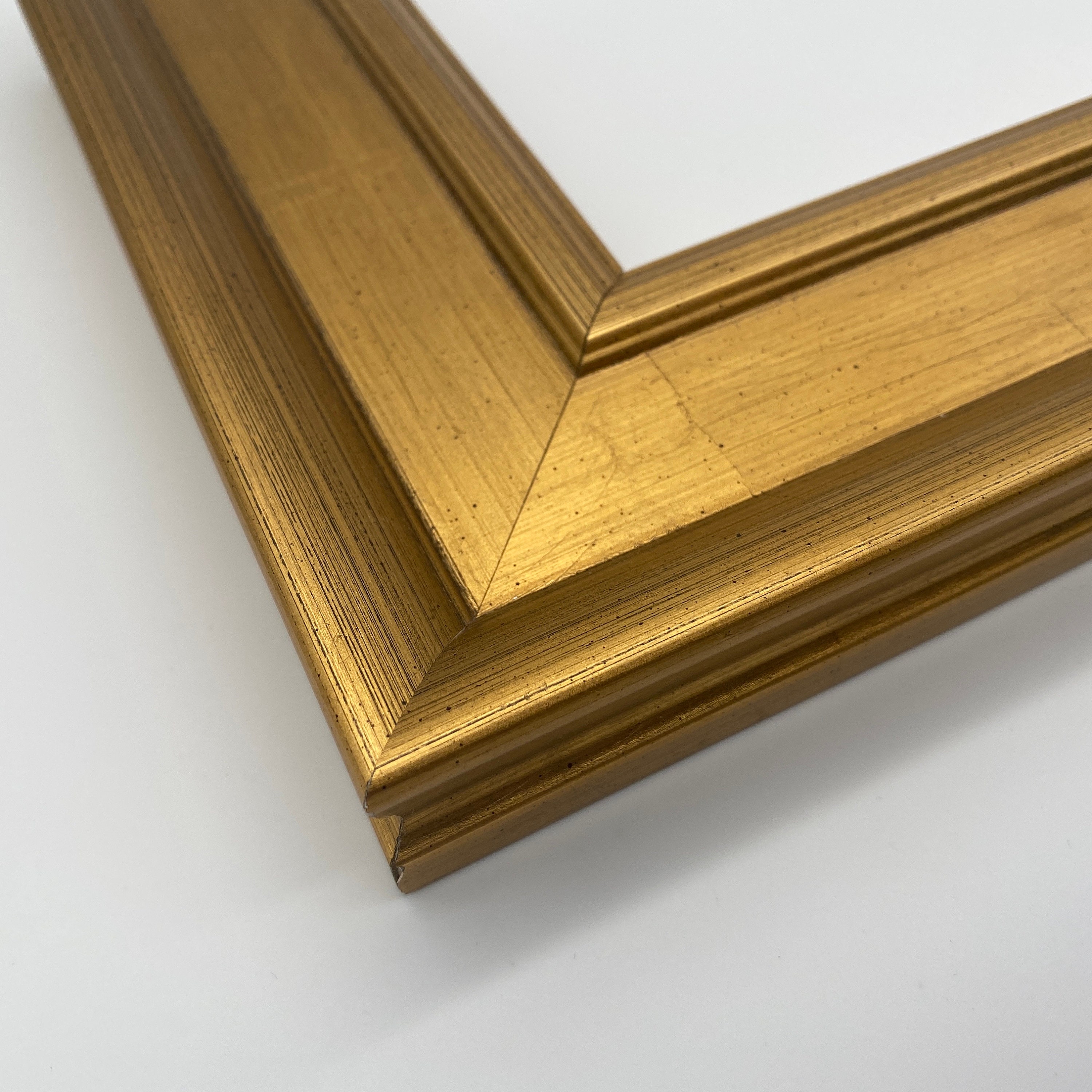 Custom Gold Frame Large Frame Gold Wooden Frame Gold Wood Etsy