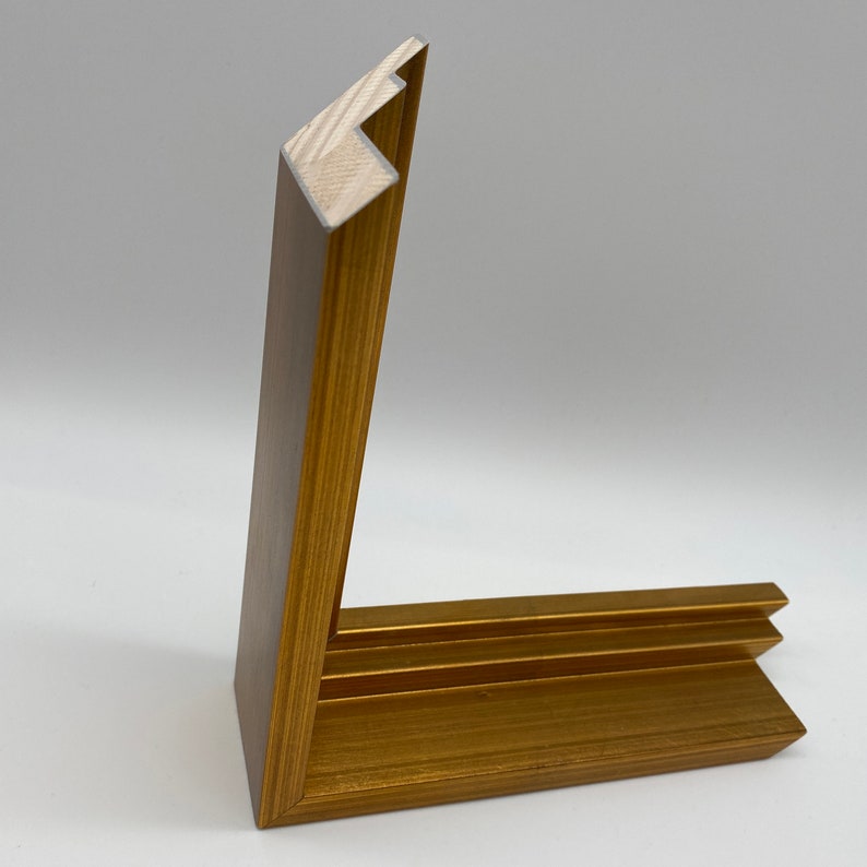 Gold Floating Frame for Canvas Art 1.5 Depth Custom Etsy