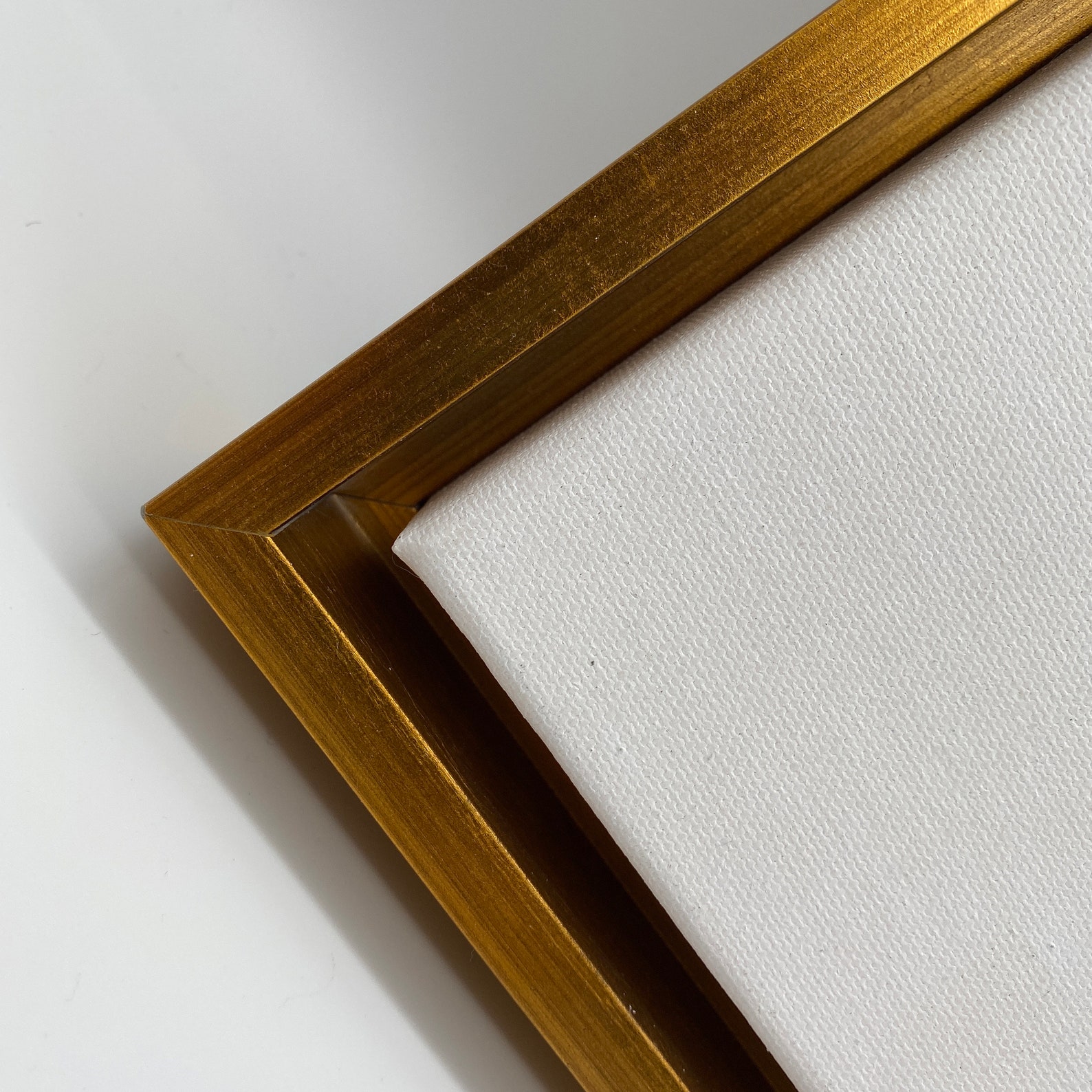 Gold Floating Frame for Canvas Art 1.5 Depth Custom | Etsy