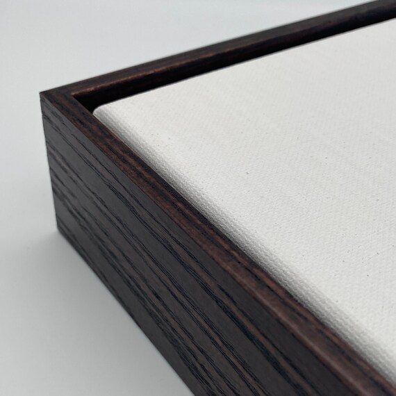 Canvas Box Frame Walnut Wood Canvas Frame Frame for Canvas Etsy