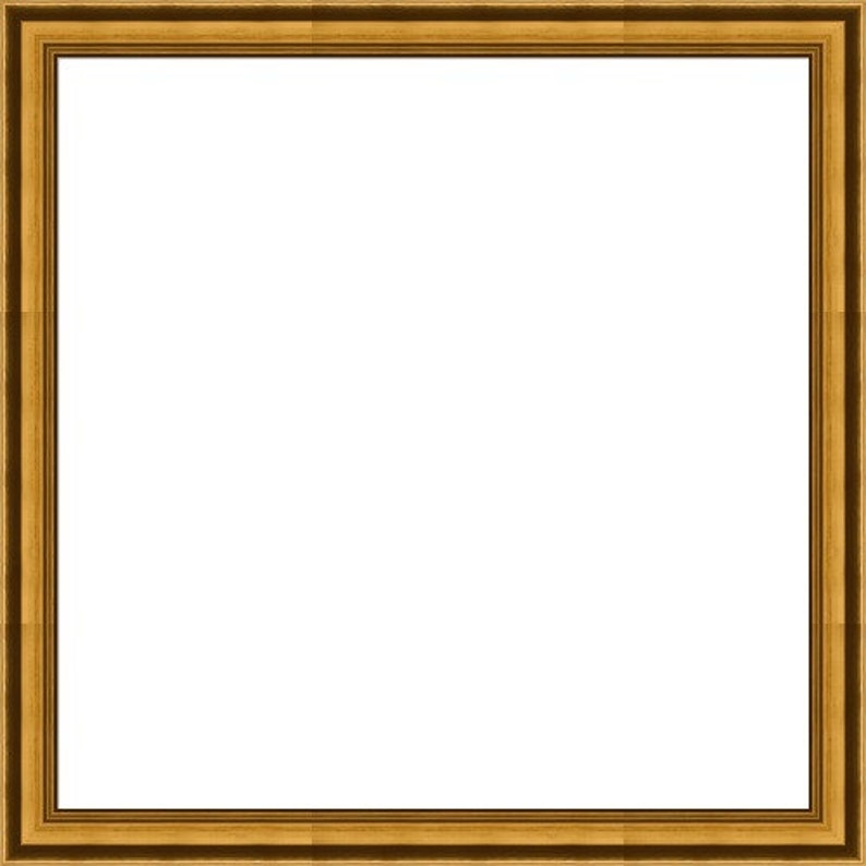 Custom Size Picture Frame Gold Wood Frames Large Gold Frame Etsy