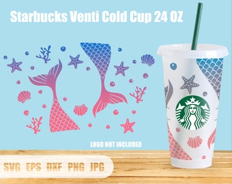Free Free 319 Little Mermaid Starbucks Cup Svg SVG PNG EPS DXF File