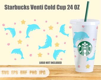 Dolphin Starbucks Cup Etsy Ireland
