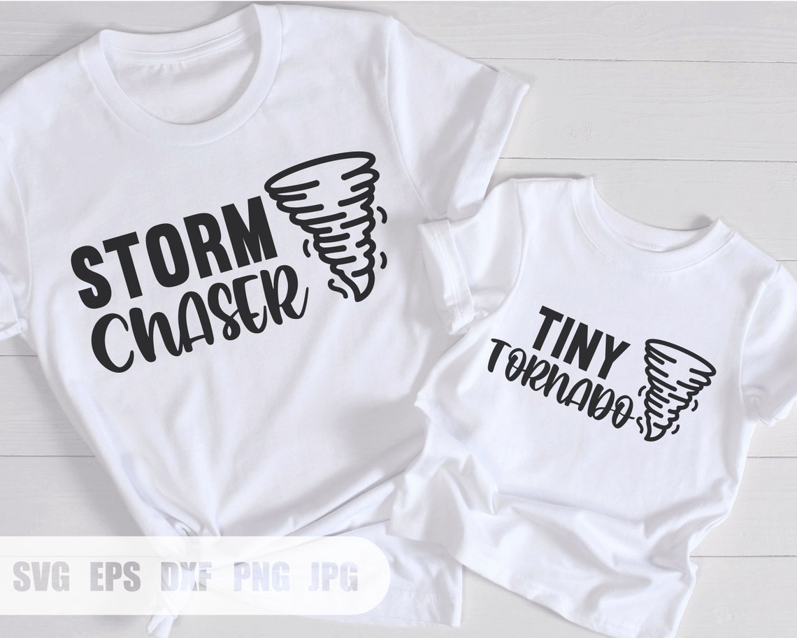 Storm Chaser Svg, Tiny Tornado Svg, Mom Baby Svg, Mommy and Me Svg, Svg ...