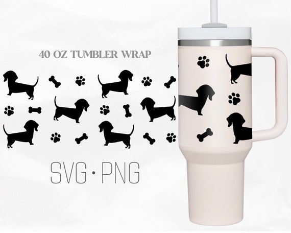 Mini Daisy Flower Lovely Floral Full Wrap for Stanley Quencher Tumbler 40  Oz . Dxf, Png, Svg File for Cricut, Digital File (Download Now) 