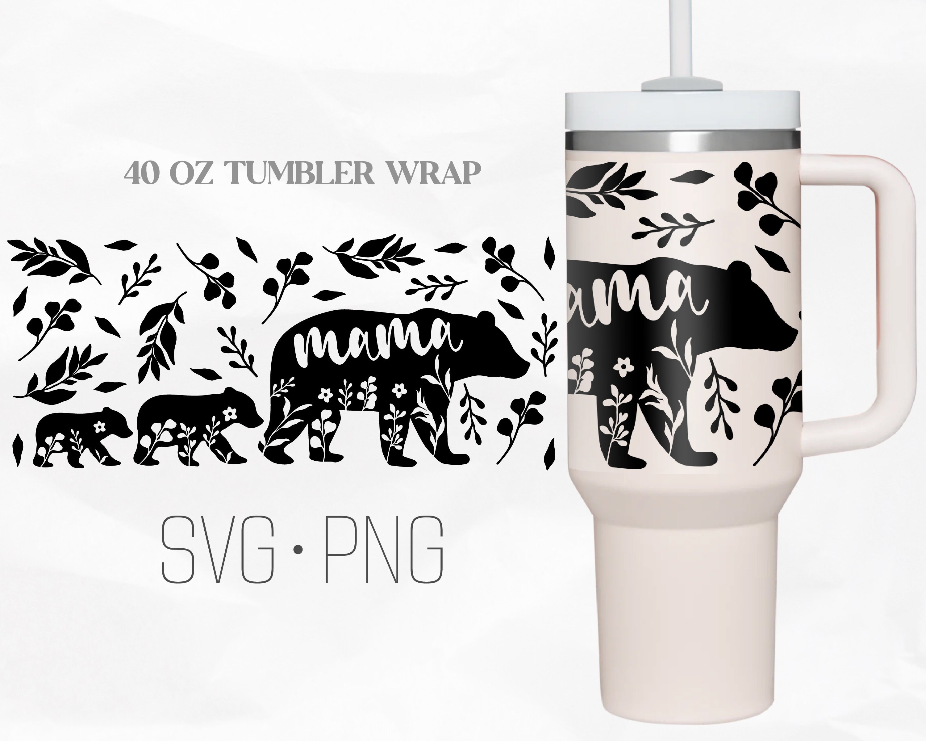 Here's a fast tutorial on how I wrapped my 40 ounce Stanley dupe tumbl, Sublimation Tumblers