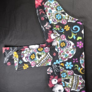 Sugar Skull/Skeleton & Roses Dog Coat