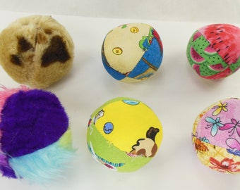 Cloth Balls Cat Toy (set of 6)