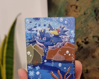 Golduck  Hand-Painted - Evolving Skies