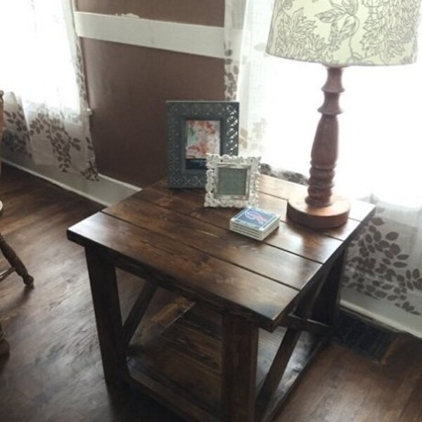 End Table Etsy