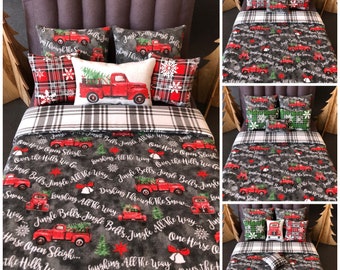 xmas cot bedding