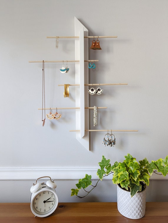 Adjustable Jewelry Display / Wall Jewelry Organizer / Wall Etsy