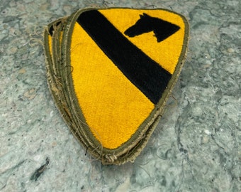 Vintage WWII Era US Army 1st Cavalry Division Military Shoulder Patch