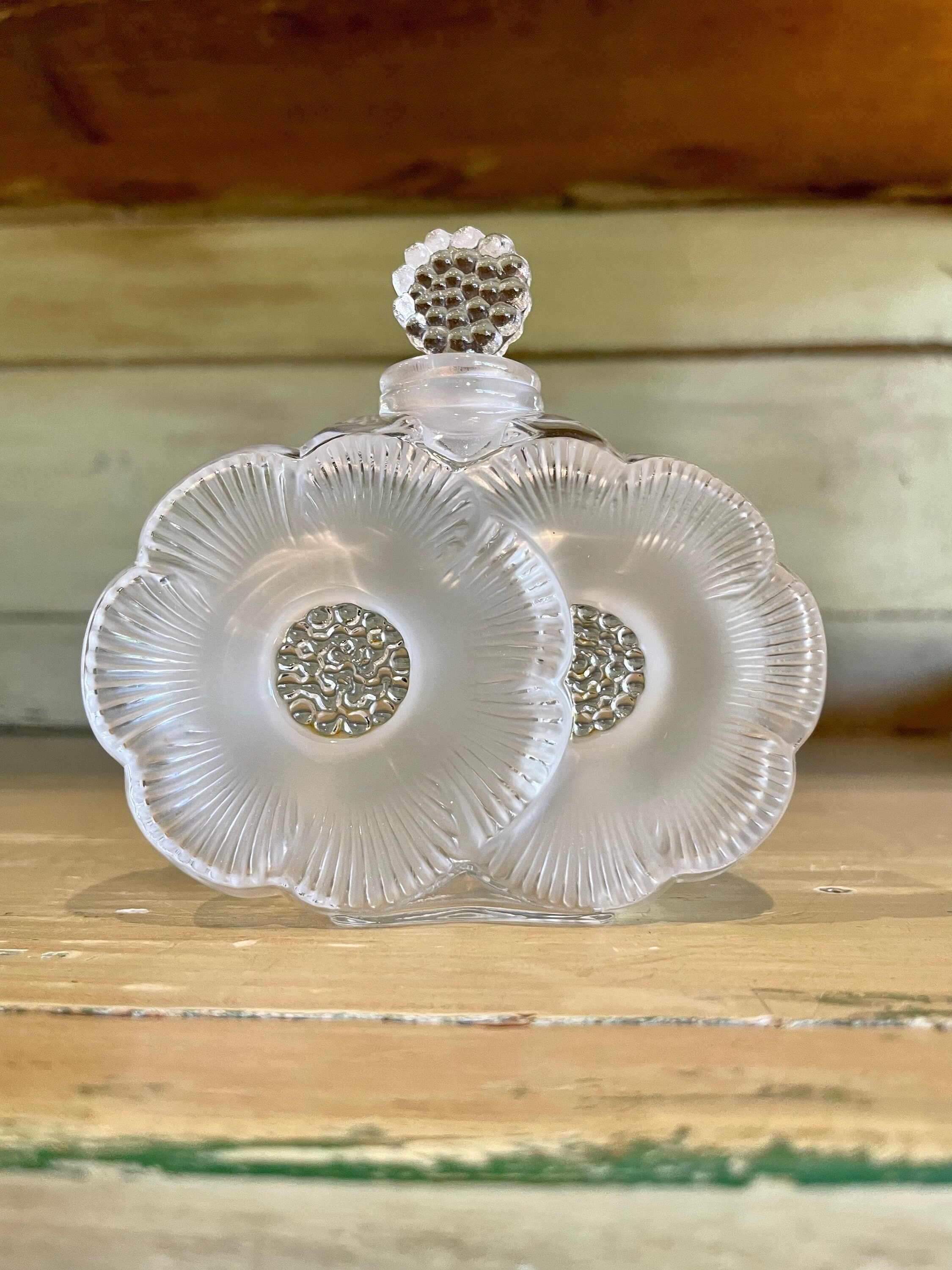 French Art Deco Lalique Perfume Bottle Atomizer Corday Paris 1930