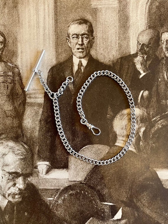 Vintage Sterling Watch Fob - image 1