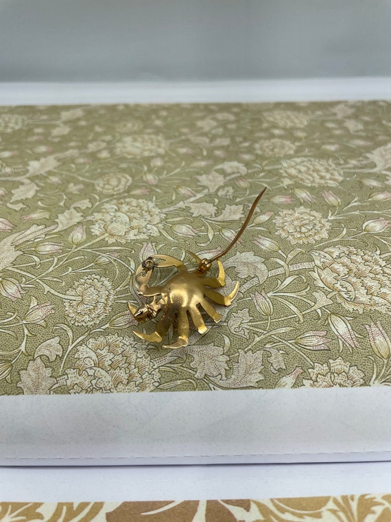 Antique Edwardian c.1910s 14k Gold Baroque Pearl … - image 7