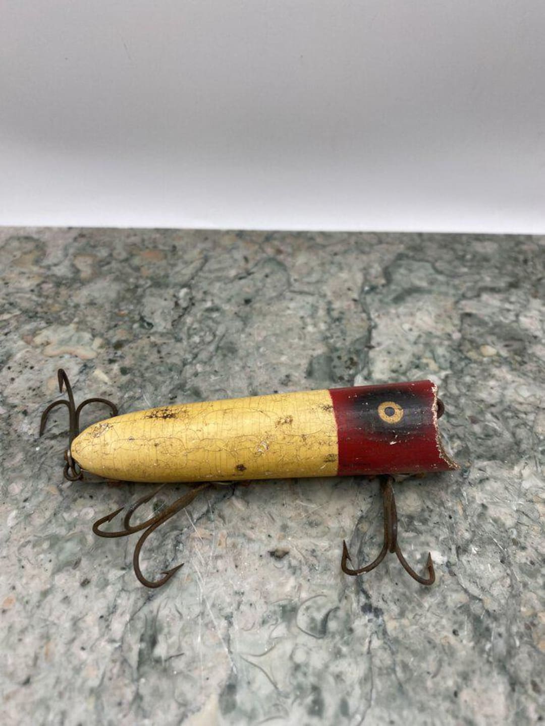 Collectible Heddon Lucky 13 3x Hook Fishing Lure - Etsy Collectible Heddon Lucky 13 3x Hook Fishing Lure - Etsy