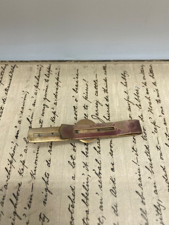 Vintage 1950s Gold Filled Scottie Dog Tie Clip an… - image 4