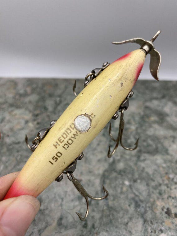 RARE Heddon 150 Dowagiac Minnor Fishing Lure - Etsy RARE Heddon 150 Dowagiac Minnor Fishing Lure - Etsy