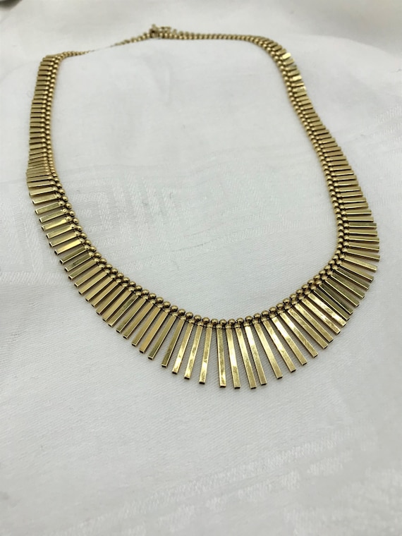 Sono di Oro 10kt Bonded On Sterling Silver Cleopatra Necklace | The Pen  Centre