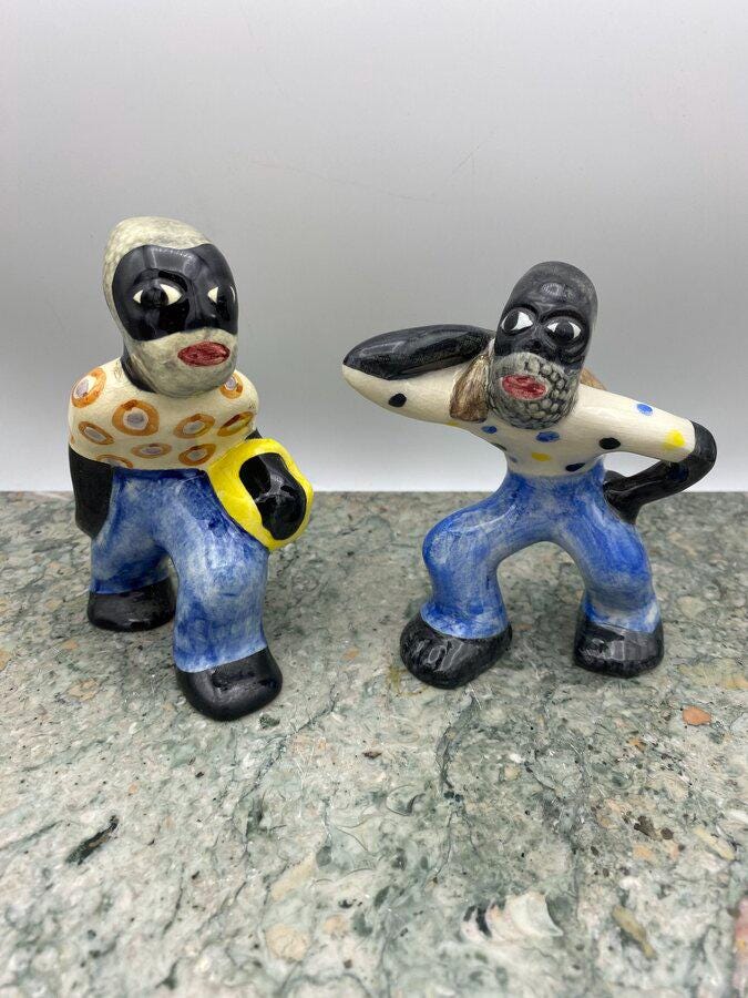 Shearwater Pottery Figurine - Etsy