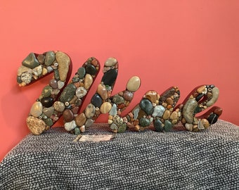 Wine Sign, Wine-lover’s Home Decor, Hanging Wine Lover’s Sign, Beach Stone Wine Sign, Christmas gift, Beach Stone Sign, Beach Stone Art