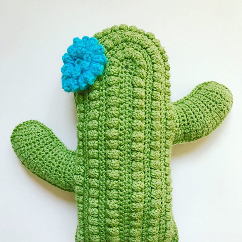 Crochet Cactus Pillow Boho Cactus Pillow Bobble Cactus Pillow Cactus Throw Pillow Cactus Pillow Cactus Nursery Decoration