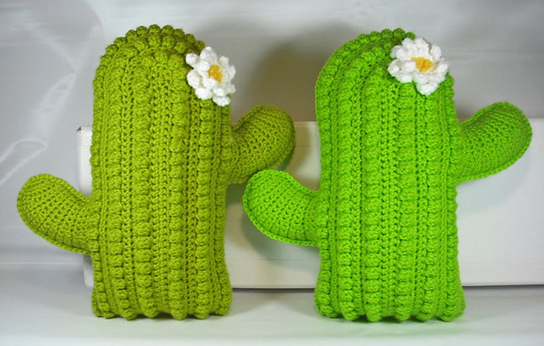 Crochet Cactus Pillow Boho Cactus Pillow Bobble Cactus Pillow Cactus Throw Pillow Cactus Pillow Cactus Nursery Decoration